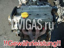 Motor Z14XE OPEL ASTRA G 1,4i 16V 66KW Bj. 98-05 82TKM CORSA C GEW