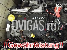 MOTOR K9K800 RENAULT KANGOO II 1,5DCI K9K 800 19TKM 08- 50KW 63KW Kubistar