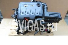 VW Audi 2.0 TDI CFG CFGB Motor 170PS m. Anbauteilen 39598KM A3 TT Golf 6 Passat